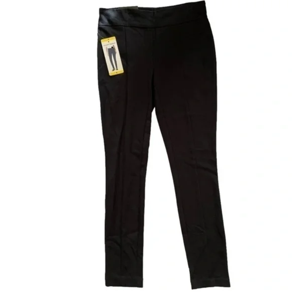 HILARY RADLEY Navy Blue Pull On small Knit Pants - Picture 5 of 7